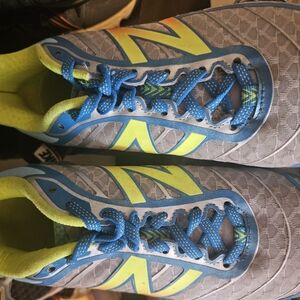 Kids Blue and Yellow Athletic Shoes